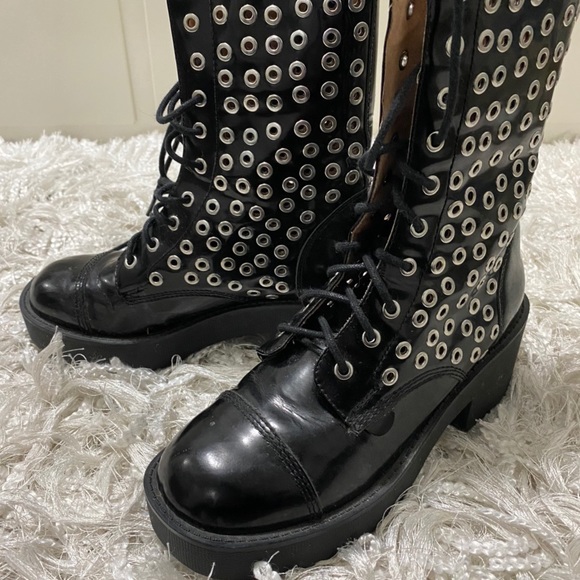 Jeffrey Campbell Leather Platforms - Picture 2 of 3